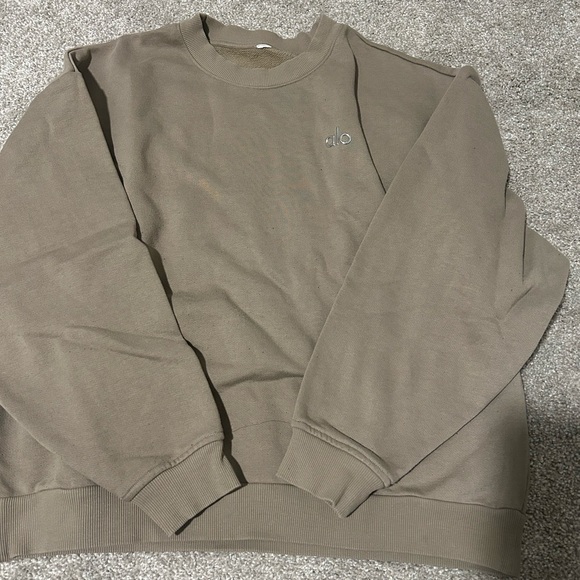 Alo accolade crewneck Gravel - Picture 2 of 3